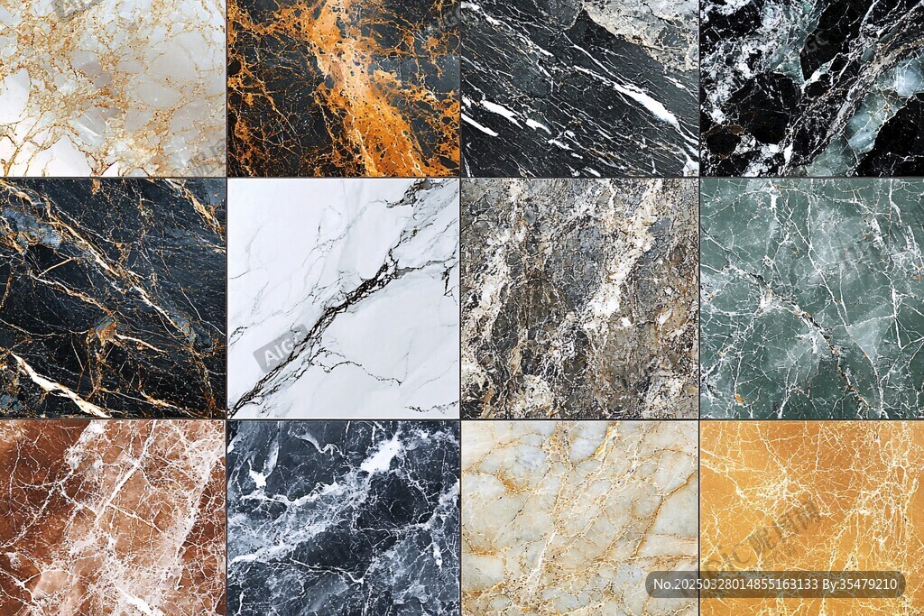 多样大理石纹理精美展示