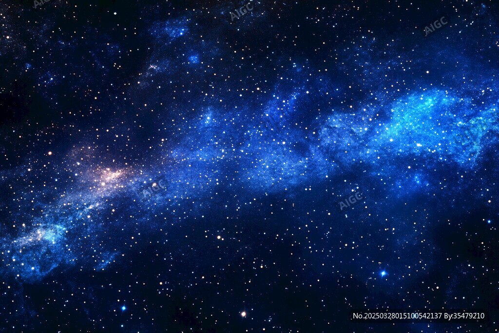 梦幻深邃的璀璨星空