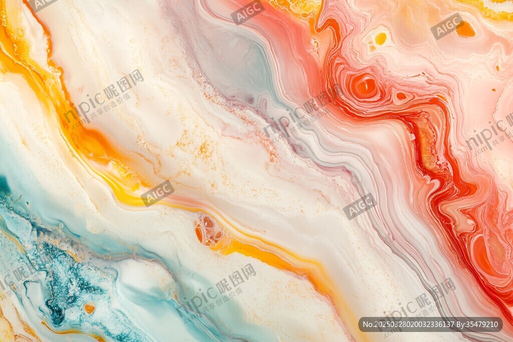 流体艺术抽象色彩纹理画面
