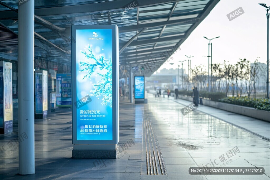 车站户外广告展示