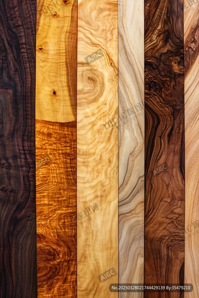 多样木材纹理展示