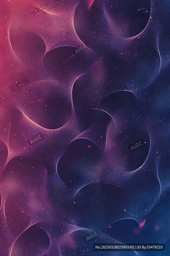 梦幻炫彩流体宇宙背景图