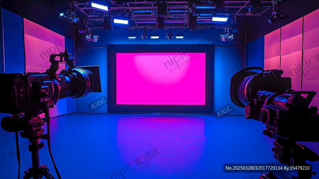 专业演播室场景设备展示