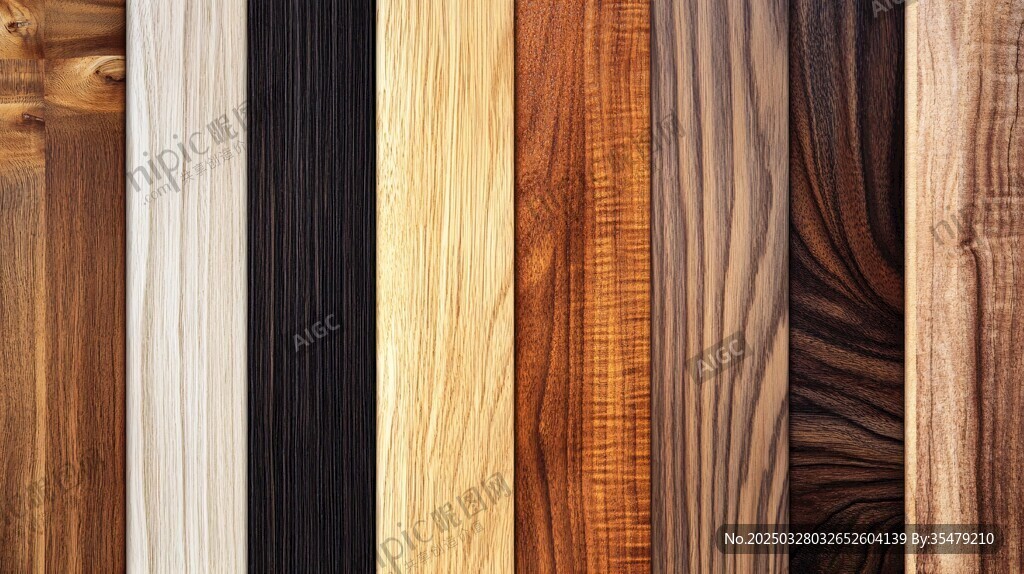 多样木材纹理展示