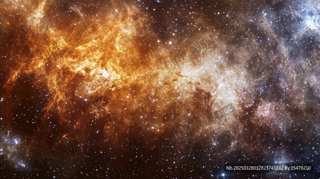 绚丽星云宇宙神秘景象