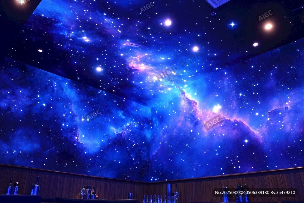 梦幻星空室内场景