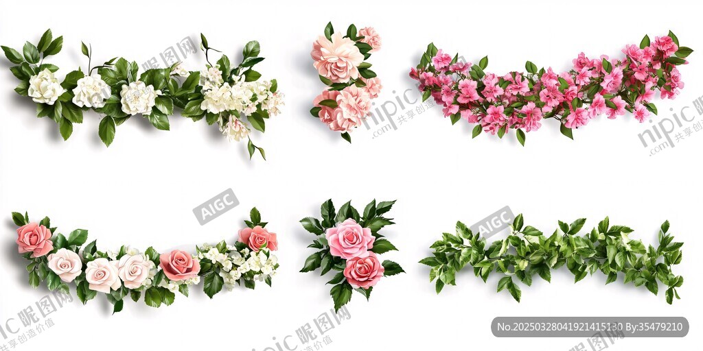 花卉花藤装饰图案集合