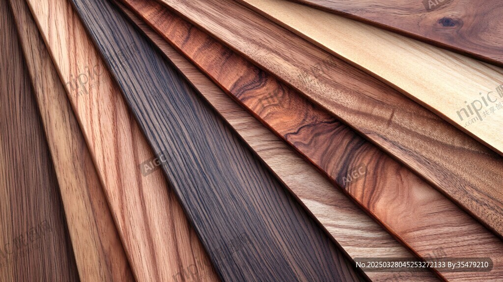 多样木纹板材展示