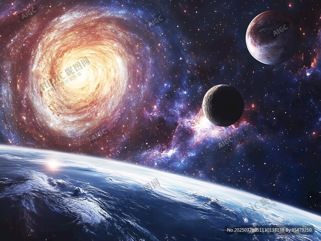 梦幻宇宙中的星球景观