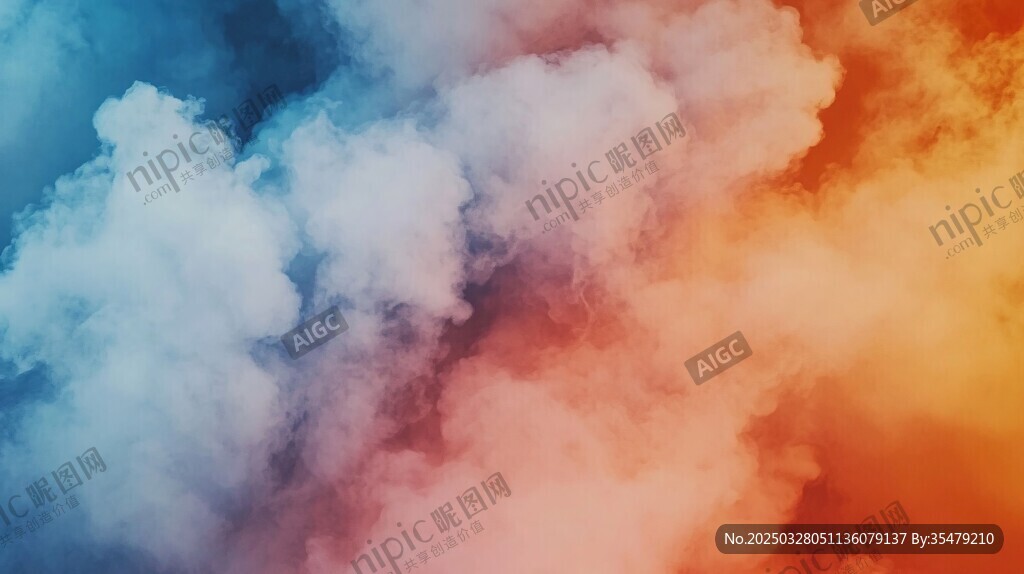 梦幻绚丽云彩天空景象