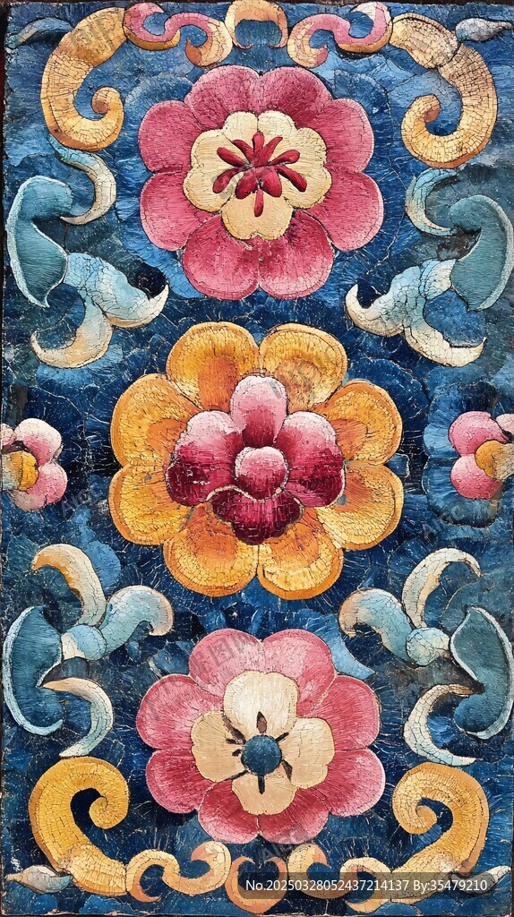 古典花卉纹饰精美图案