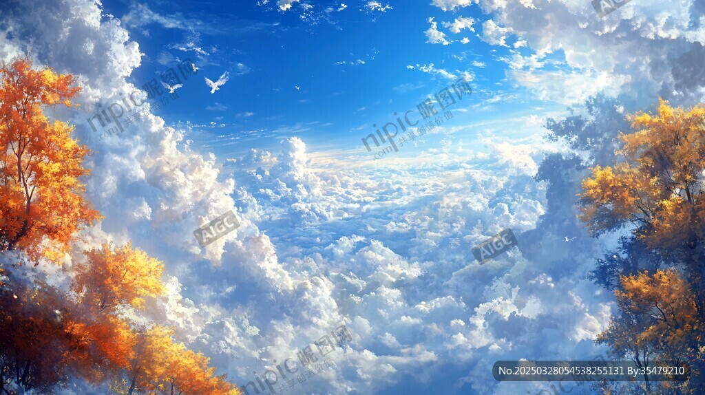 秋日云端美景