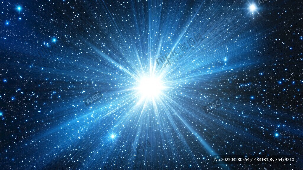 璀璨星空闪耀光芒