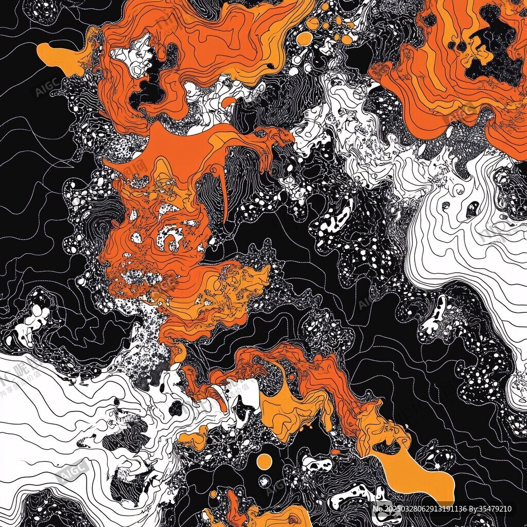 流体艺术抽象图案纹理
