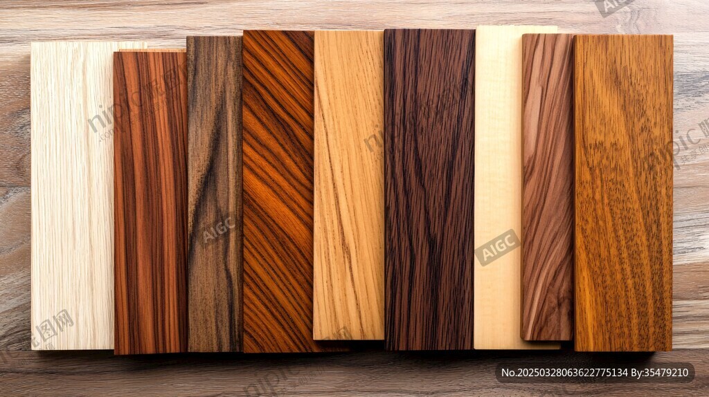 多样木纹板材展示