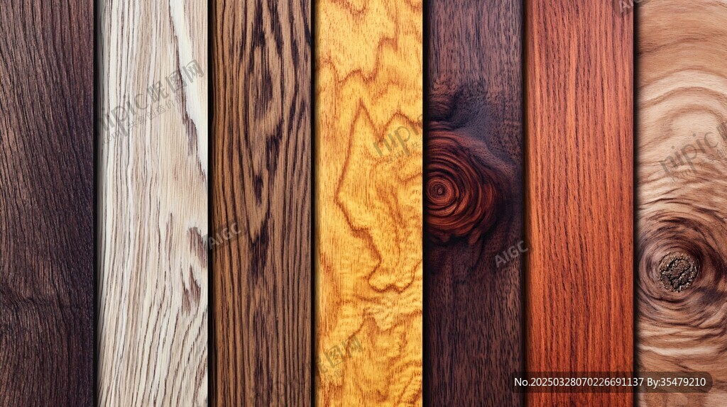 多样木材纹理展示