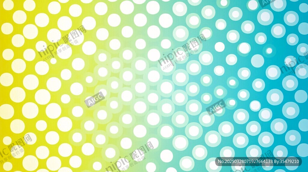 渐变波点背景图