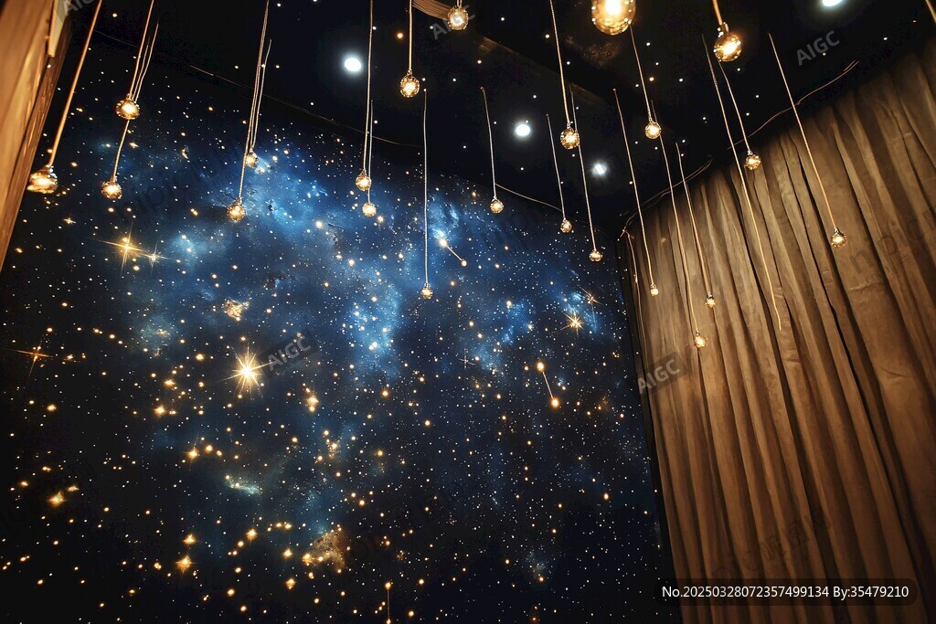 梦幻星空室内装饰场景
