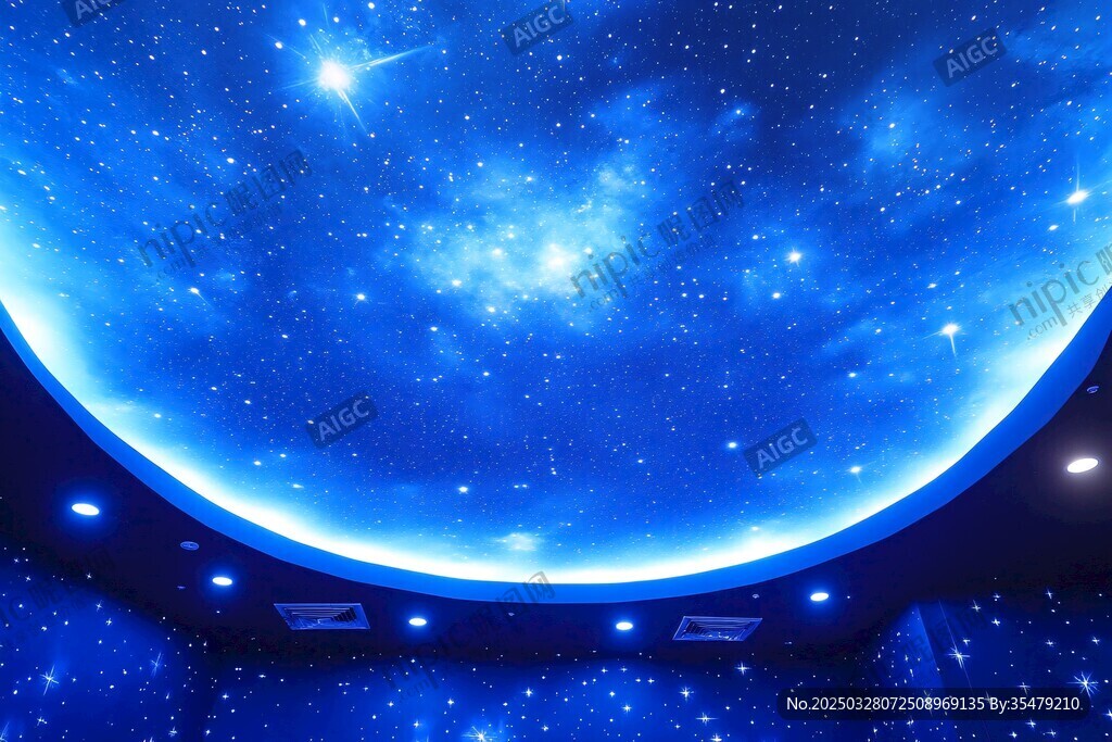 梦幻星空穹顶场景展示