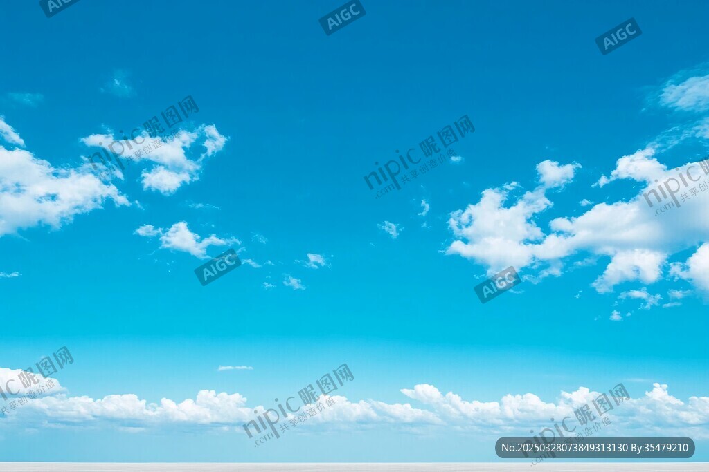 晴朗蓝天 白云悠悠