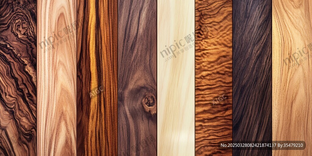 多样木材纹理展示