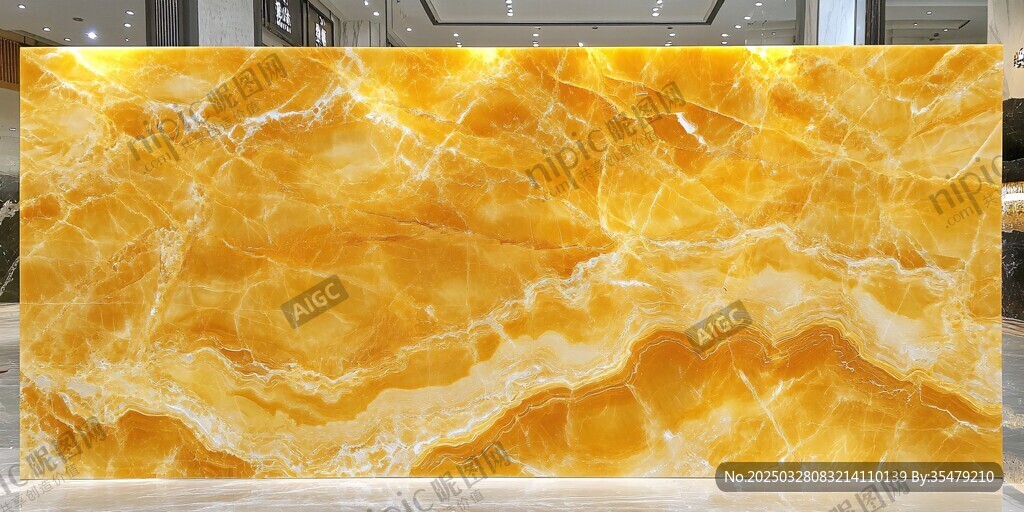 金黄大理石纹理背景墙