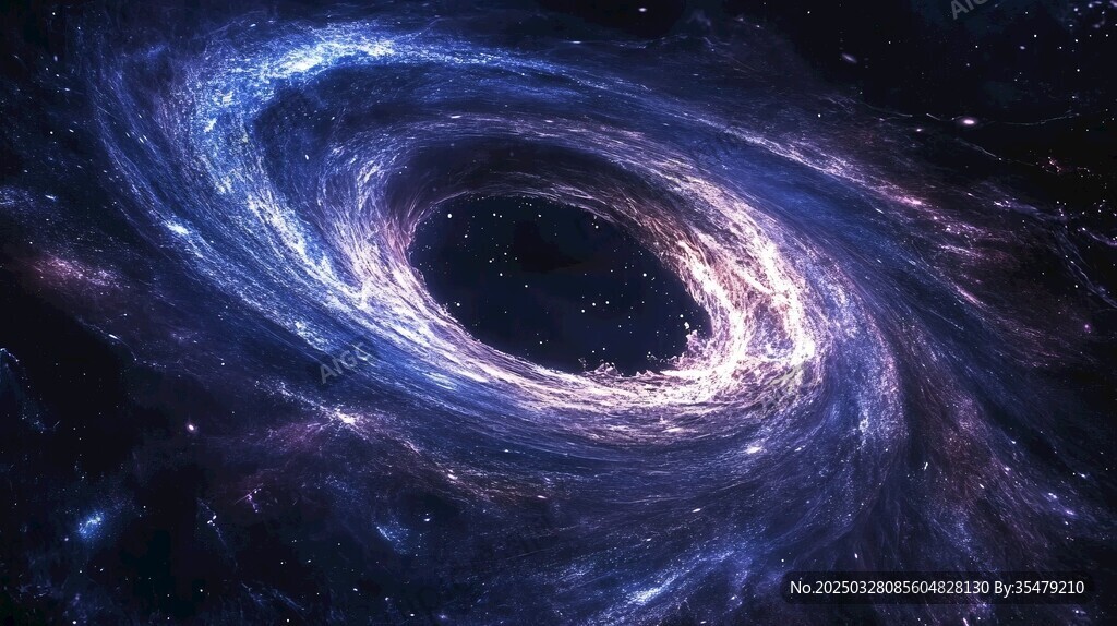 梦幻漩涡星系太空景象