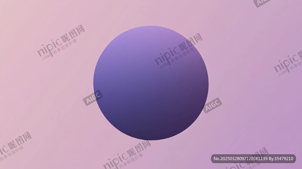 紫色渐变圆球背景图