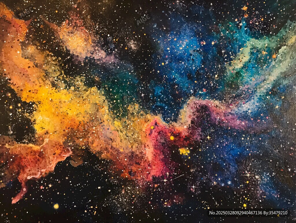 梦幻星云宇宙绚丽景象