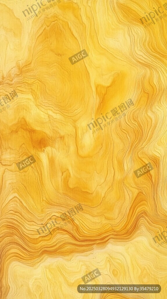 金黄流动纹理大理石图案
