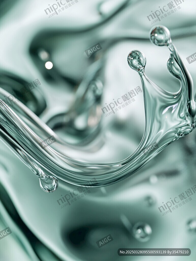 灵动水滴的美妙瞬间