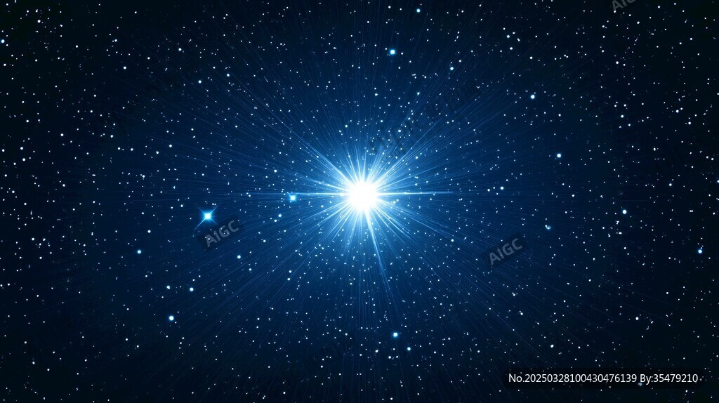 璀璨星空下的耀眼光芒