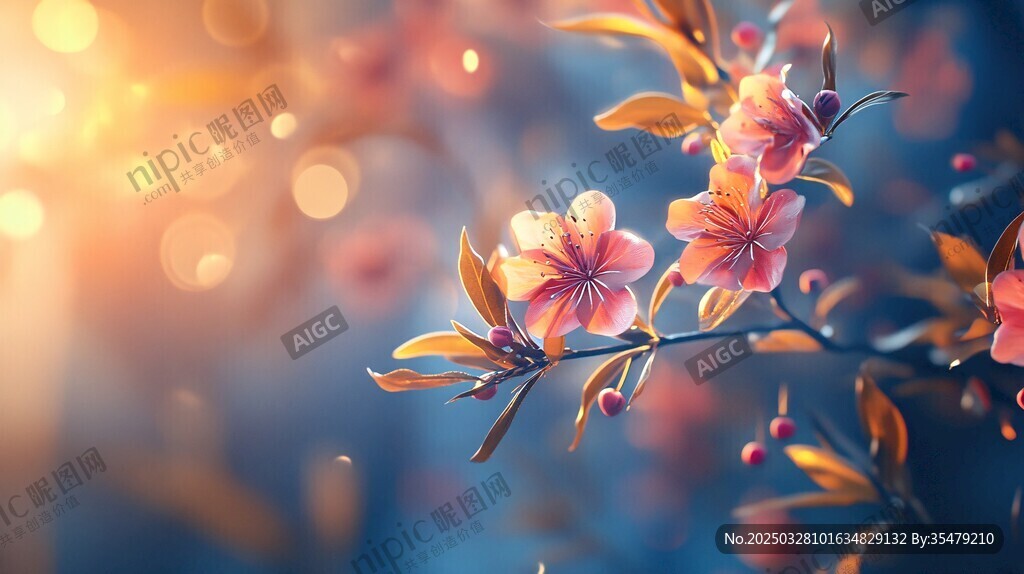 春日繁花绽放唯美瞬间