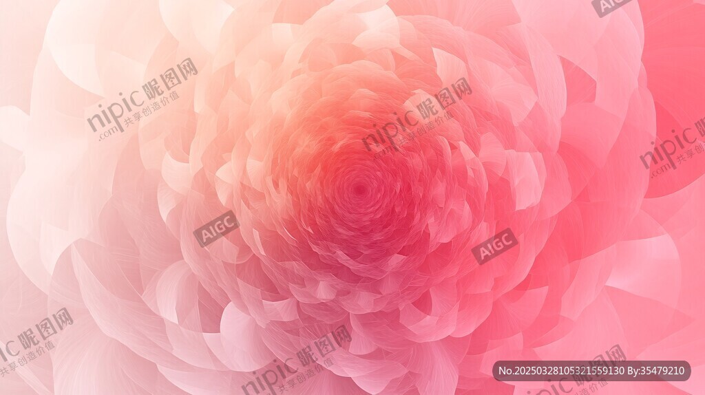 梦幻柔美粉色花卉特写
