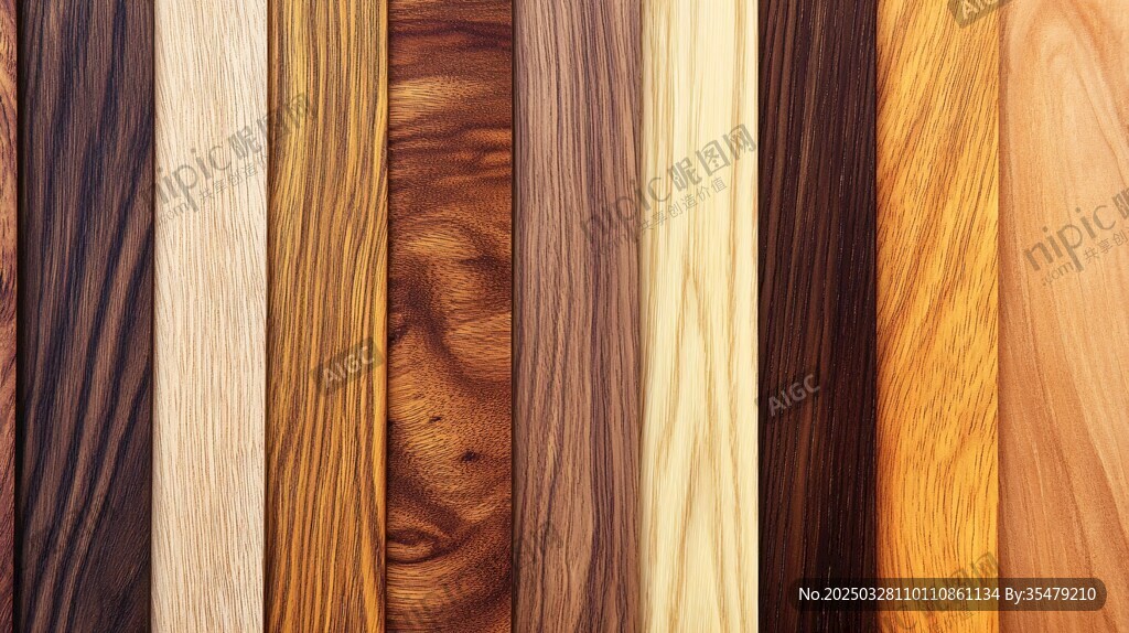 多样木材纹理展示