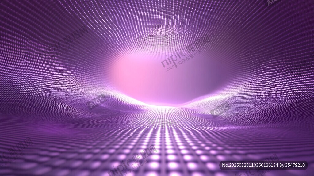 梦幻紫色科技感光影背景