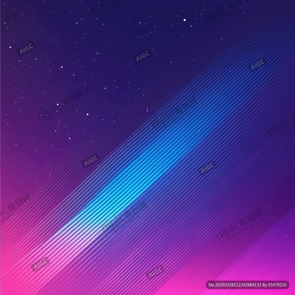 梦幻渐变星空背景图