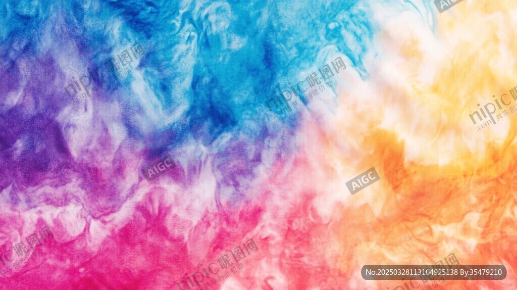 梦幻多彩水彩纹理背景