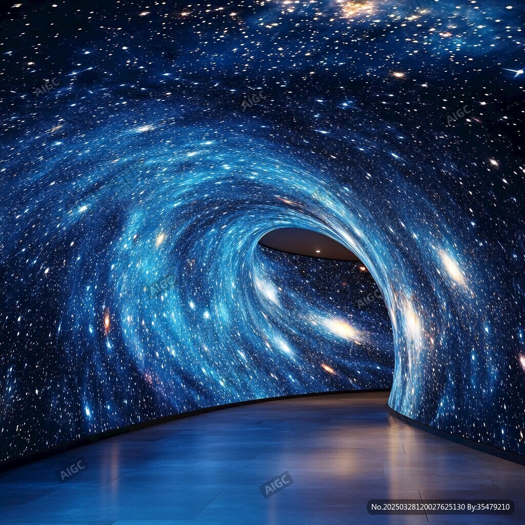 梦幻星空隧道沉浸式场景