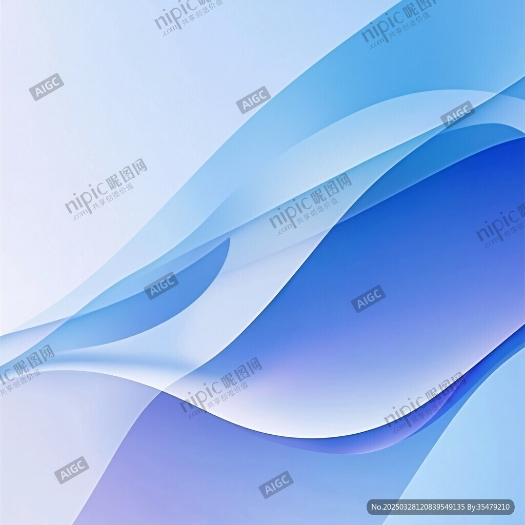 蓝色渐变动感抽象背景图