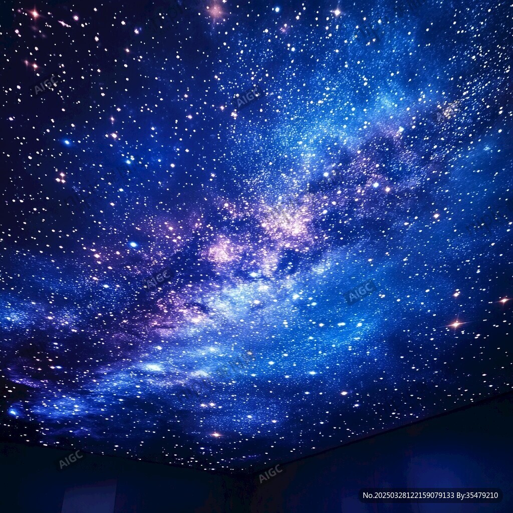 梦幻星空天花板效果展示