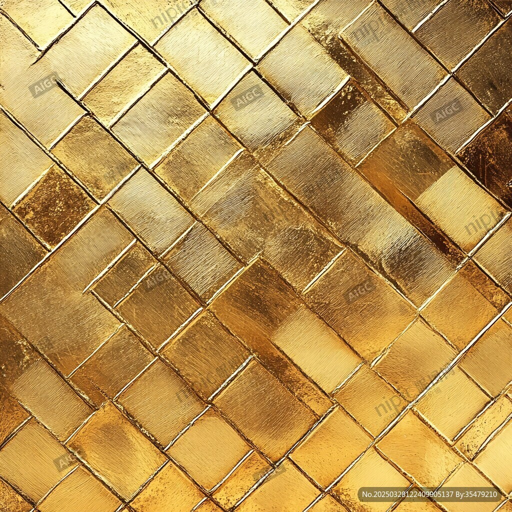 金色菱格纹奢华质感背景