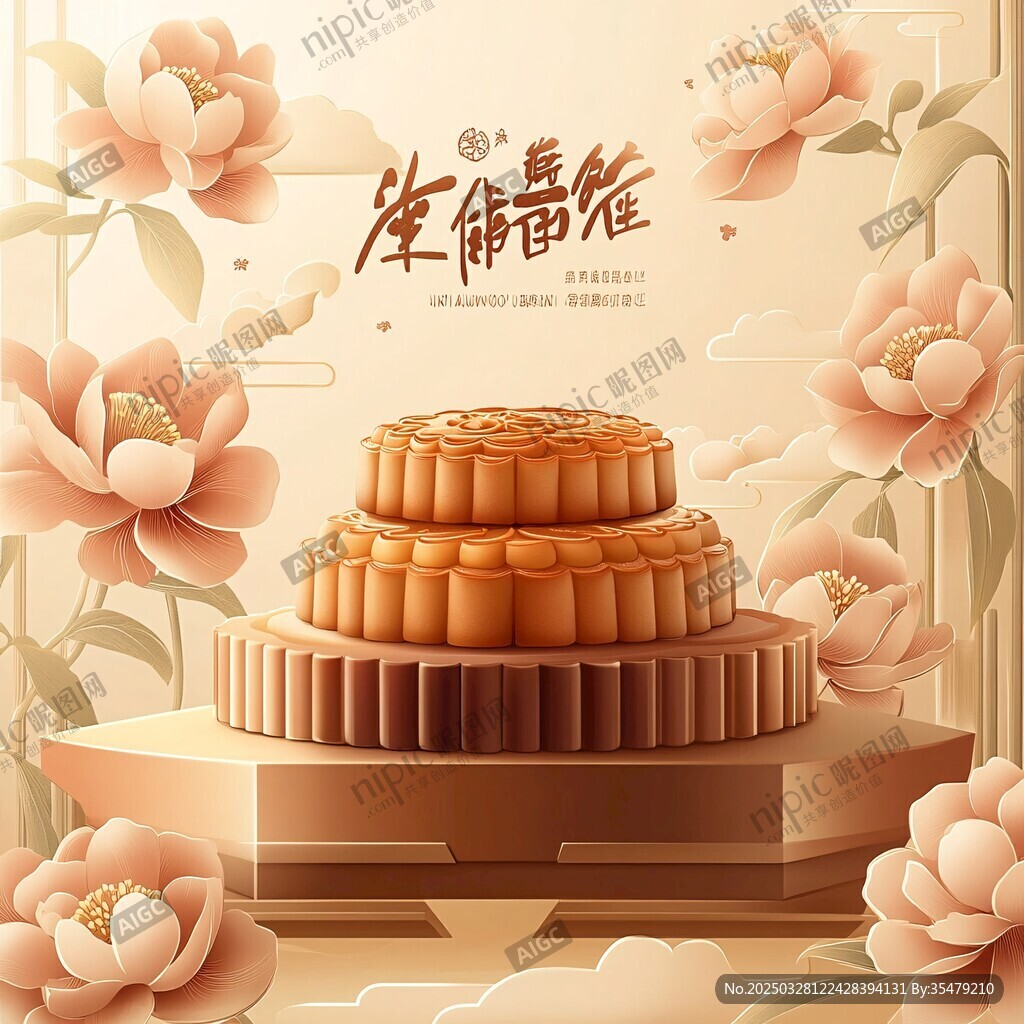 中秋月饼贺佳节