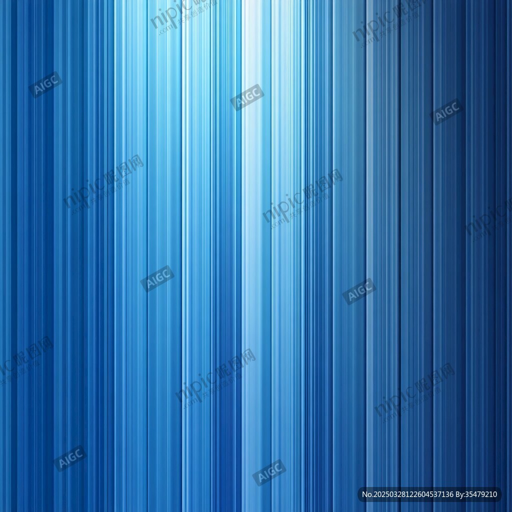 蓝色竖条纹渐变背景图案