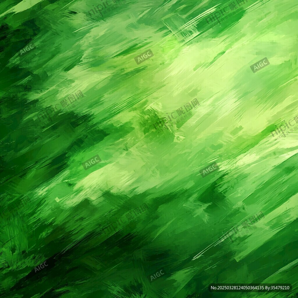 翠绿笔触抽象背景纹理图