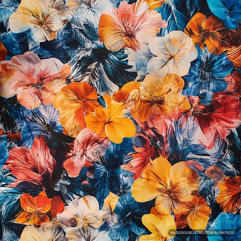 缤纷花卉图案 尽显自然之美