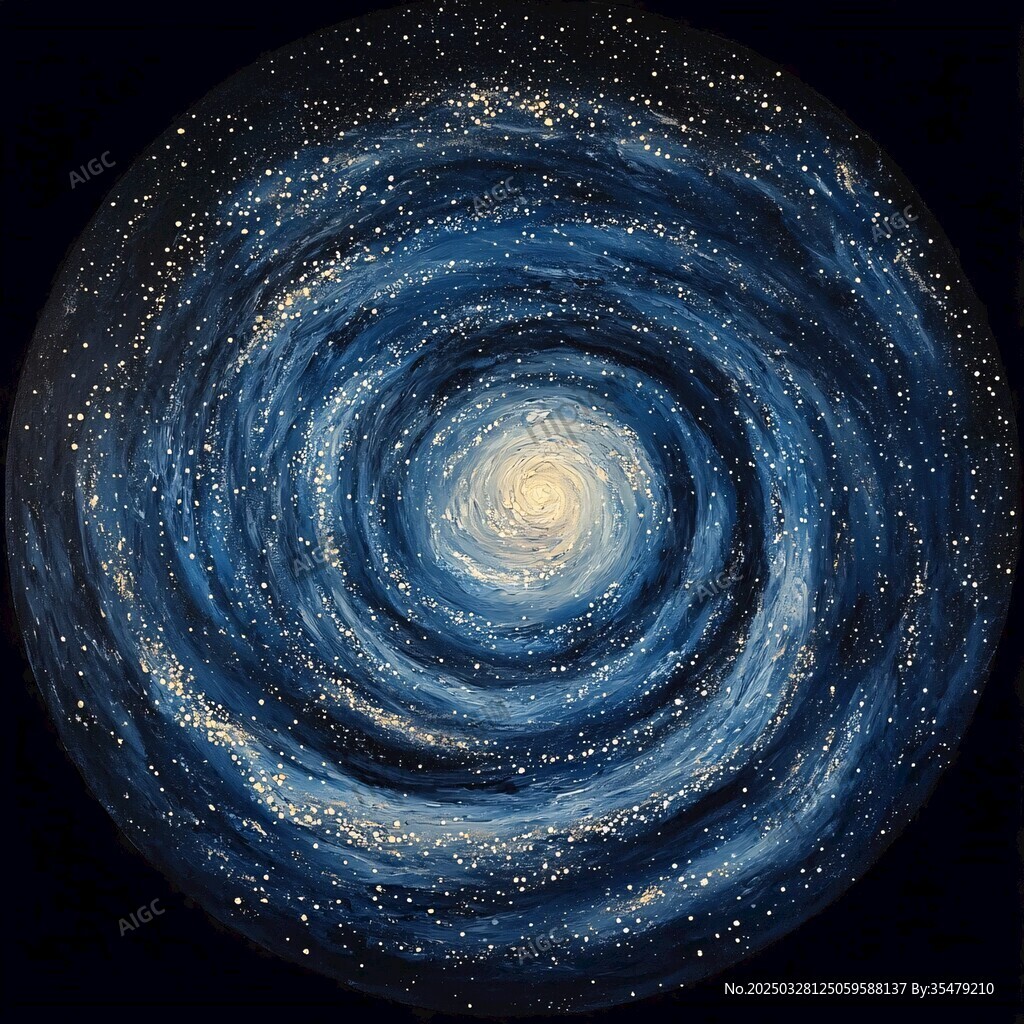 梦幻螺旋星系图