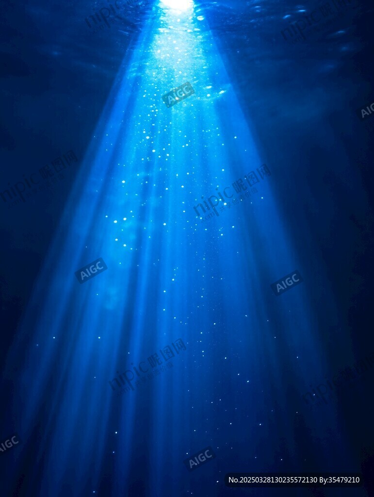 深海中的梦幻光线