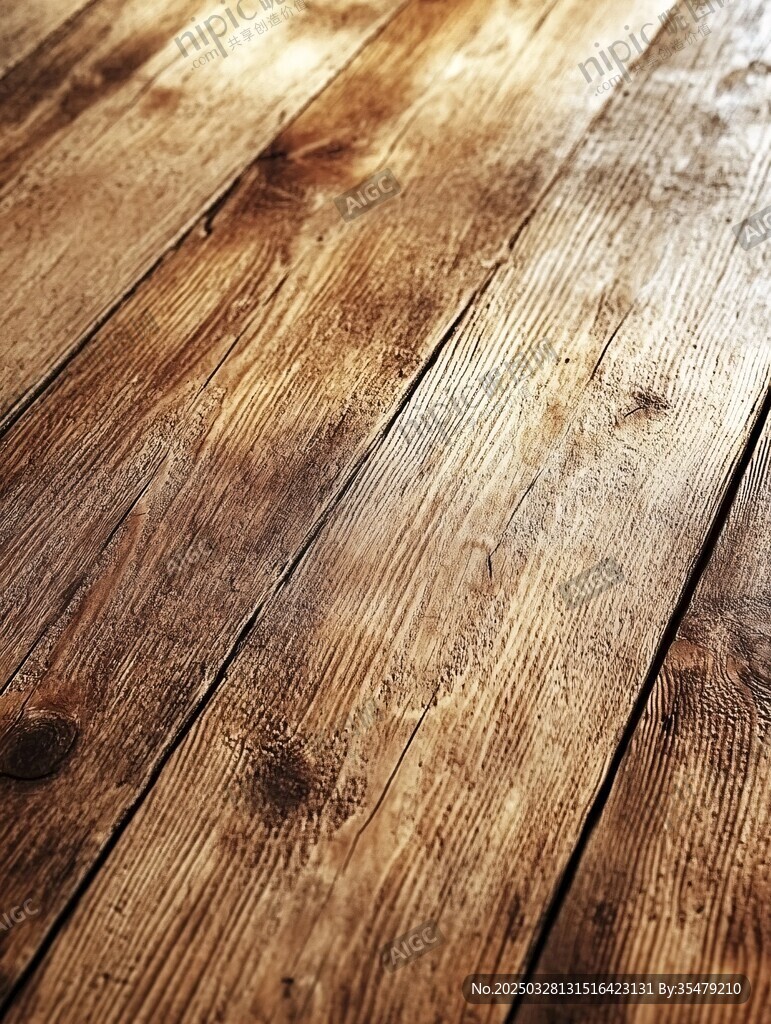 复古木质地板纹理特写
