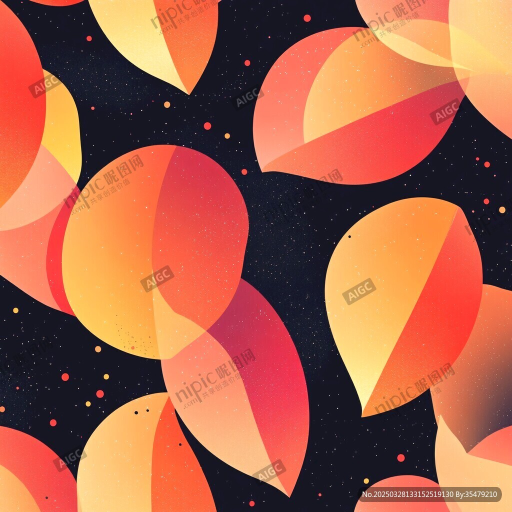 秋季渐变树叶图案背景